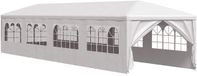 vidaXL Tente de réception 3x12m Blanc
