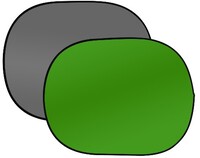 Bresser BR-3 Collapsible Background - Grey/Green - 150x200cm