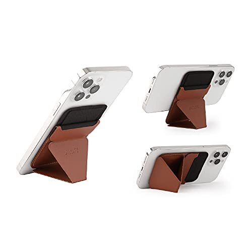 MOFT Magnetische telefoonstandaard, snap-on portemonnee, zwevend, verticale en horizontale standaard, drie kaartvakken, compatibel met iPhone 13 mini/13/13 Pro/13 Pro Max/12 mini/12/12 Pro/12 Pro Max