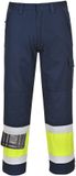 Portwest Hi-Vis Modaflame Broek MV26 - Geel/Marine - M