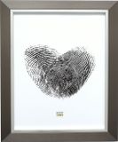 Deknudt Frames fotolijst S41ND1 - zilver met zilverbies - 40x50 cm