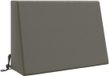 vidaXL Rugkussen SOEST 100% Polyester Grijs 60 x 20 x 40 cm