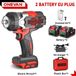 StarTech Schlagschroevendraaier - Borstelloos - 18V - 2800 Nm - 8500 slagen/minuut - 2 accu's - Accu-aangedreven - EU-stekker - Bruin