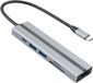 Nuvance Hub USB-C 6-en-1 - USB 3.0, HDMI, Micro SD, Gris