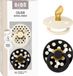 BIBS Colour Polka Dots Fopspeen - 0-6 mnd - 2-pack - Ivory/Black