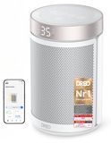 Dreo Energiebesparende ventilatorkachel, 1500 W, energiebesparende stille kamerverwarmer, draagbare keramische ventilatorkachel, thermostaat, 3 modi, 12-uurs timer, oververhittings- en