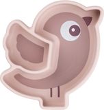Done By Deer Stick & Stay Snack Bowl - Birdee - Silicone - Powder