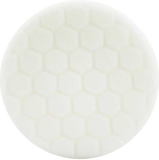 SmartWax Hex-logic Polijstpad Voor Machine 140 Mm Medium Wit