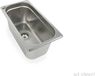 Ad Ideen 1 1/2" RVS spoelbak, wasbak, afmetingen 325x176x150 mm, inclusief afvoer, nieuw