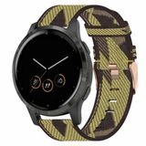 By Qubix Qubix - Canvas nylon bandje voor Huawei Watch GT 6 / GT 7 - 41mm - Geel