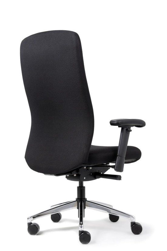 Euroseats Heavy Duty Bureaustoel - Zwart - Ergonomisch - 150 kg