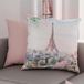 PETTI Artigiani Italiani - Paar kussenslopen 40 x 40 cm, van microvezel, decoratief kussen voor slaapkamer, bank, woonkamer, set van 2 kussenslopen, 100% City Pink (roze)