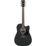 Ibanez AW247CE Artwood - Elektrisch-akoestische westerngitaar - Weathered Black Open Pore