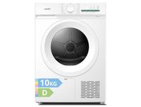 Comfee' CD10EHP05W-HR Sèche-linge pompe à chaleur 10 kg Classe énergétique D avec lumière UV, rafraîchissement, séchage rapide et écran LED, Blanc