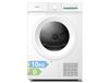 Comfee' CD10EHP05W-HR Sèche-linge pompe à chaleur 10 kg Classe énergétique D avec lumière UV, rafraîchissement, séchage rapide et écran LED, Blanc