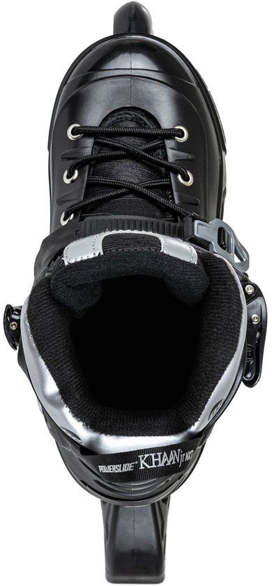 Powerslide Khaan NXT Junior Skates - Verstelbaar - Maat 31/34 - Zwart/Zilver