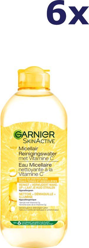 Garnier Skinactive Vitamine C Micellair Reinigingswater - 6 x 400ml