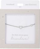 Depesche armband zilver hartje vriendschap cadeau meisjes