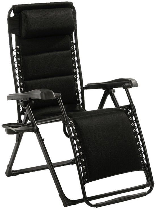 Travellife Barletta Relax Stoel - Zwart