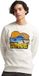 Superdry Sweatshirt Vintage Travel Sticker Heren Desert Bone Off White