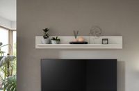Hioshop Jam wandkast wandplank 1 plank wit
