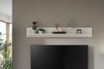 Hioshop Jam wandkast wandplank 1 plank wit