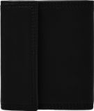 FOSSIL Leer kaarthoes Ness Coin Pocket Bifold Black zwart