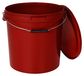 BenBow Seau avec couvercle 20L x10 rouge