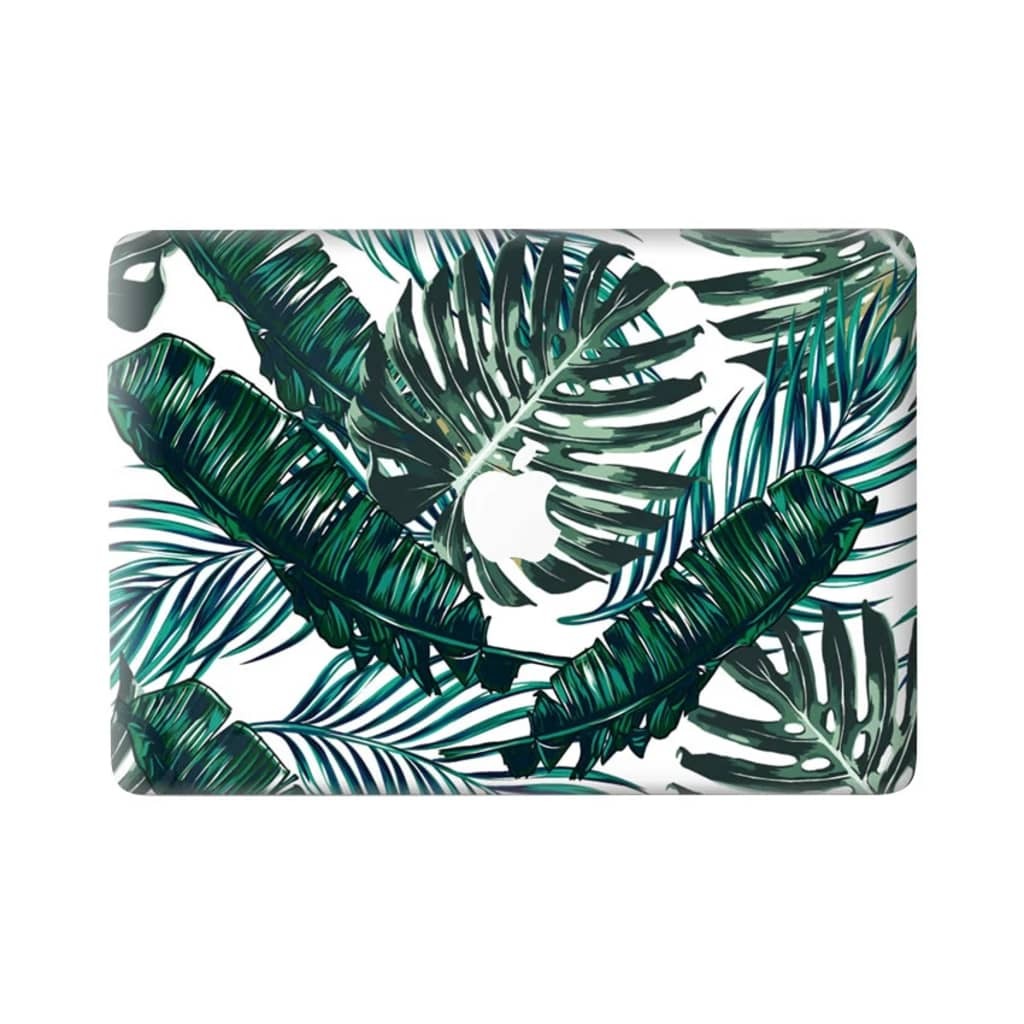 Lunso Vinyl sticker - MacBook Pro 13 inch (2016-2019) - Green Leaves