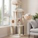 Merkloos / Sans marque SnelShoppen Kattenboom 125 cm Kattentoren Beige