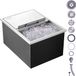 Vevor 55,23 Liter Drop-In Ijsbox, 608x457x333mm Roestvrijstalen Ijskoeler, CommerciëLe Ijscontainer met Schuifdeksel