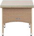 CASARIA Polyrattan Bijzettafel Buiten - 50x50x45cm - Crème