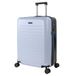 Valise Eigentijds Harde koffer, groot, 158 cm, 23 kg, robuust, ABS, trolley, lichtblauw/antraciet