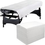 oCreon Verpakking van 200 wegwerp onderlagen voor massagebedden en massagestoelen, geschikt voor spa's, tattoostudio's, gemaakt van non-woven materiaal, afmetingen 80 x 180 cm