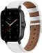 Strap-it Amazfit GTS 2 bandje cuir - blanc