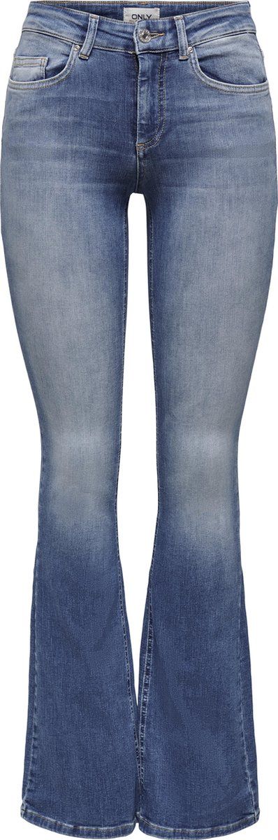 ONLY ONLBLUSH LIFE MID FLARED BB REA1319 NOOS Dames Jeans - Maat M X L32 - 5714923993589