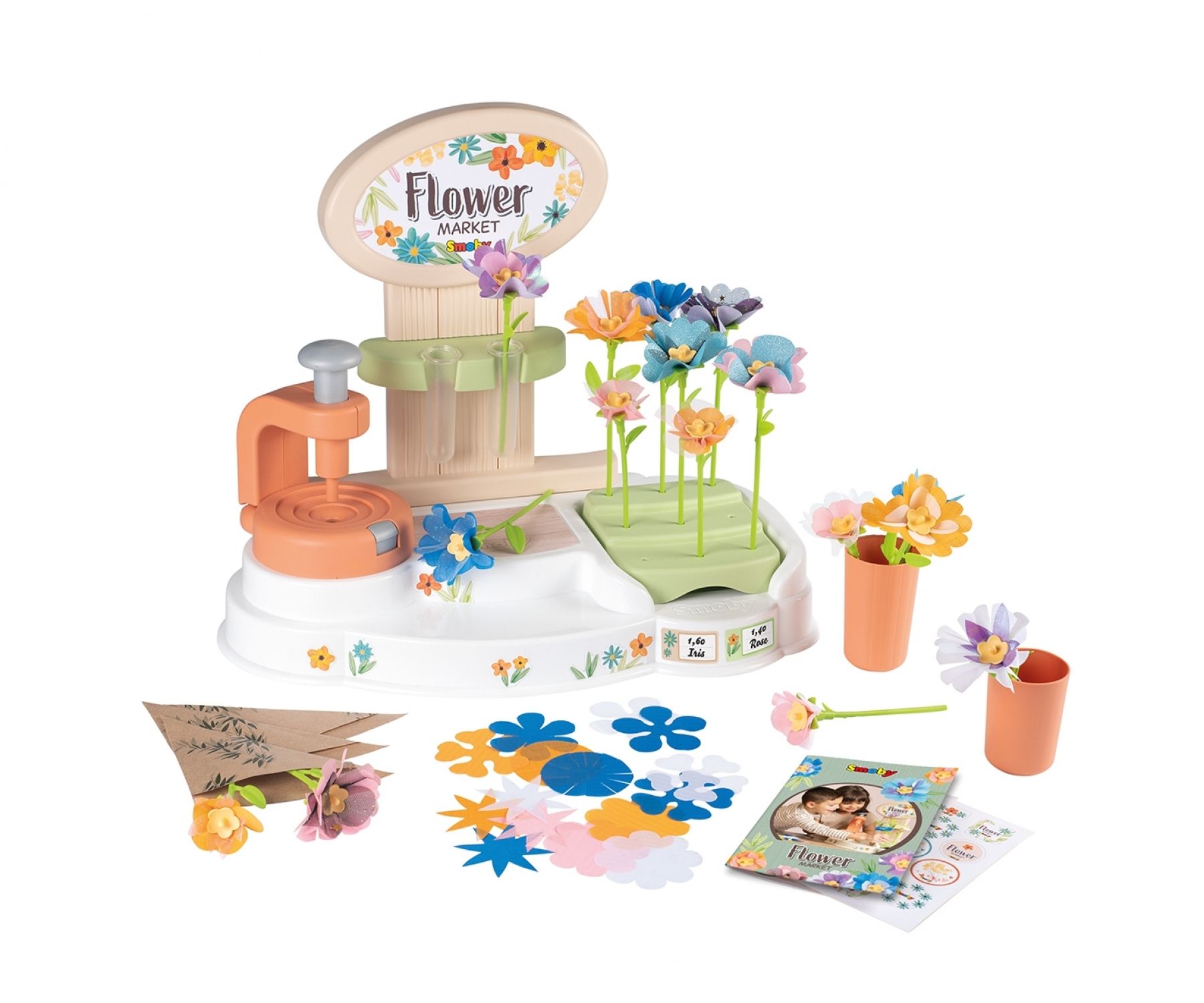 Smoby Flower Markt - Knutselset voor Kinderen - Vanaf 3 Jaar