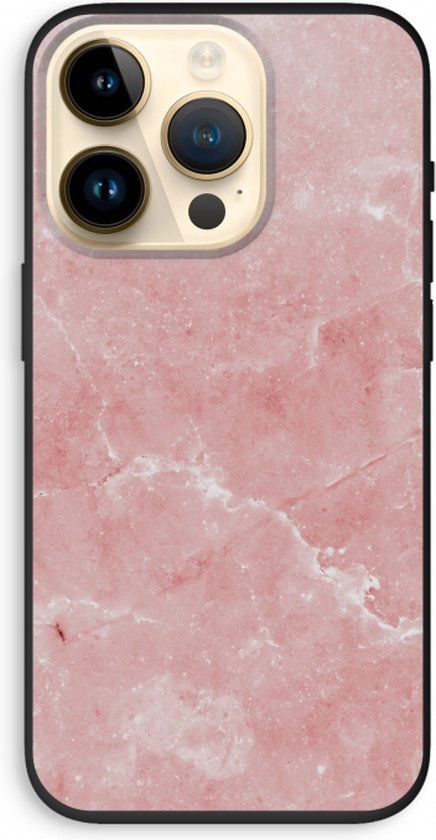 Case Company® - iPhone 14 Pro Case - Pink Marble - Biodegradable - Full Protection