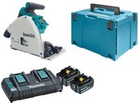 Makita DSP600PT2J 36V (2x18V) LXT Accu Invalzaag Set - 2x 5.0Ah Accu's - 165mm - Koolborstelloos