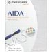 Zweigart AIDA precut 14 ct. Ster-Aida 3706 kleur 7011 lichtgrijs, handgemaakte stof voor kruissteek 48 x 53 cm