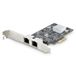 StarTech.com Carte réseau PCIe 2 ports 2,5 Gbps NBASE-T, Intel I225-V, Adaptateur Ethernet d'ordinateur double port, Carte NIC Multi-Gigabit, Carte LAN serveur PCI Express, Interface Ethernet
