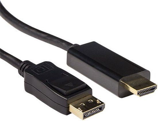 ACT AK3991 DisplayPort naar HDMI Kabel - 3m - Zwart