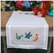 Vervaco Loper kit Kleurige kippen Borduurpakket 40 x 100 cm