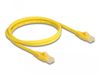 Delock 80101 netwerkkabel Geel 1 m Cat6a U/UTP