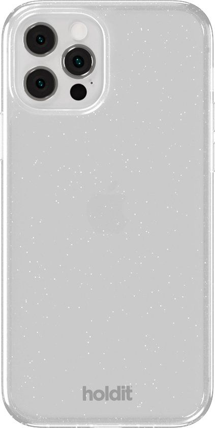 Holdit Glitter Case Wit voor Apple iPhone 12 (Pro)