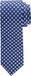 Profuomo Cravate Bleu Motif Floral Soie