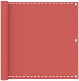 vidaXL Pare-vue rectangulaire 90 x 1200 cm HDPE et Aluminium Terre cuite