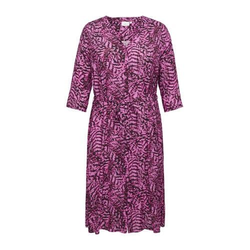 ONLY CARMAKOMA Meisjes Mini jurk Wild Orchid Viscose