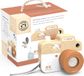 Speedy Monkey SP3000 camera 9,9 x 6,7 x 8 cm kleurrijk, houten speelgoed voor kinderen, leuke details leuk cadeau-idee