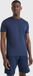 Tommy Hilfiger dames organic flag logo o-hals shirt blauw - L